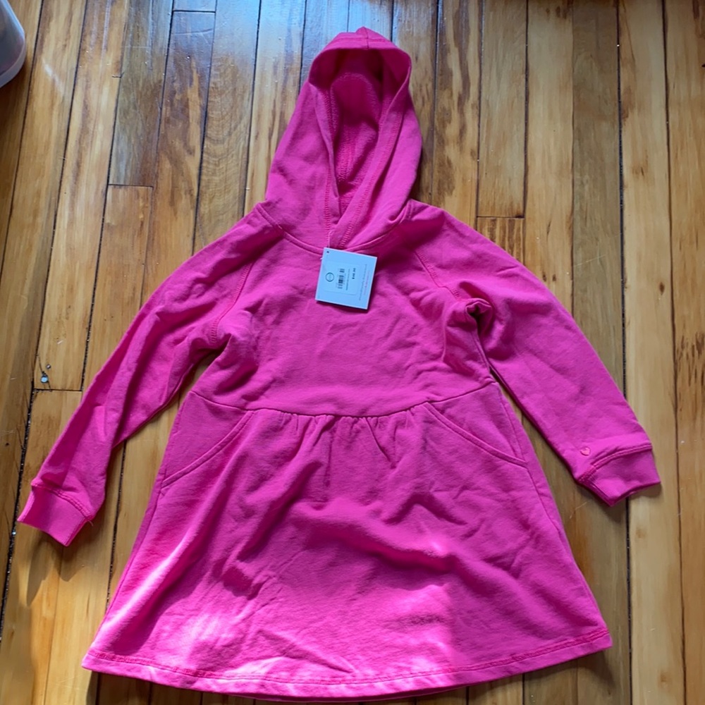 Hanna Andersson Pink Hooded Dress